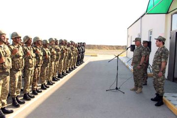 Хикмет Гаджиев и Керим Велиев посетили ряд воинских частей, дислоцированных на передовой линии