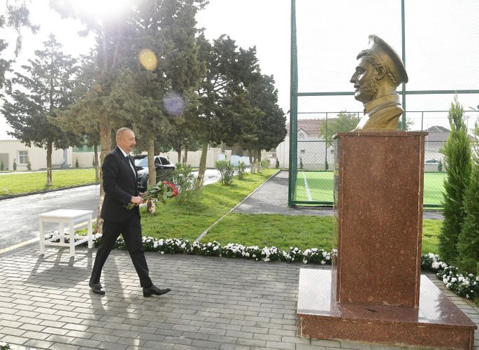 Президент Ильхам Алиев принял участие в открытии школы в поселке Амирджан - ОБНОВЛЕНО