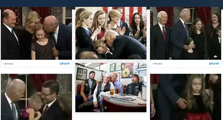 Twitter bans videos of Biden touching girls over 