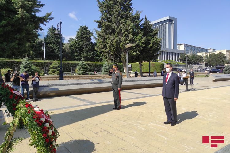 Состоялась поминальная церемония в связи со 102-й годовщиной освобождения Баку от армяно-большевистской оккупации