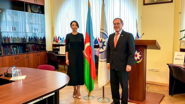 Ombudsman Sabina Aliyeva received US ambassador to Azerbaijan