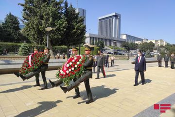 Bakının  erməni-bolşevik işğalından azad edilməsinin 102-ci ildönümü ilə bağlı anım mərasimi keçirilib