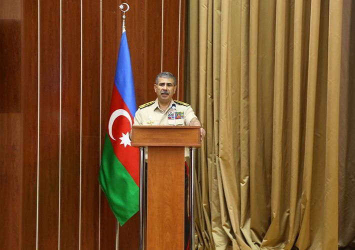 Azerbaijani Defense Minister orders to immediately suppress possible provocations of Armenia