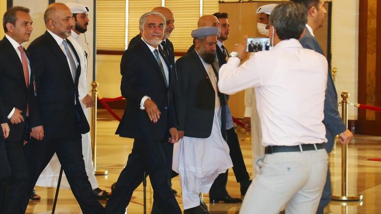 Afghanistan government says it hopes to reach ceasefire in Doha talks with Taliban