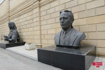 “Güllələnmiş heykəllər” abidəsi ziyarət olunub - FOTO