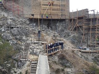 Dövlət Xidmətinin rəis müavini Çıraqqalada aparılan bərpa işləri ilə tanış olub