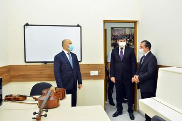Kövkəb Səfərəliyeva adına 16 nömrəli Uşaq Musiqi Məktəbinin əsaslı təmirdən sonra açılışı keçirilib