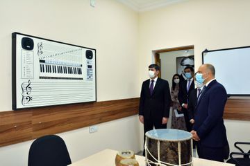 Kövkəb Səfərəliyeva adına 16 nömrəli Uşaq Musiqi Məktəbinin əsaslı təmirdən sonra açılışı keçirilib