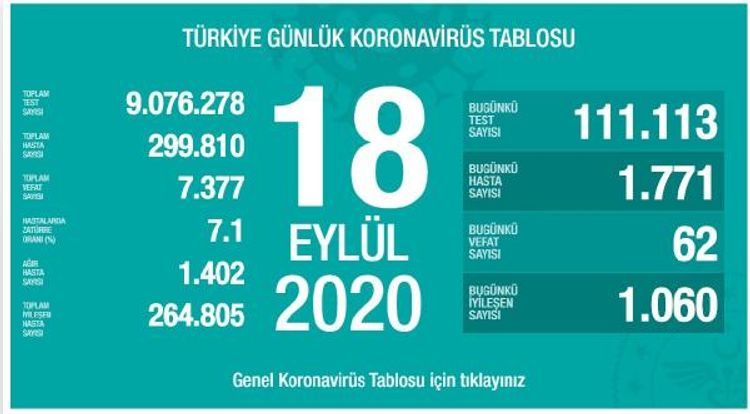 В Турции от коронавирусной инфекции скончались еще 62 пациента