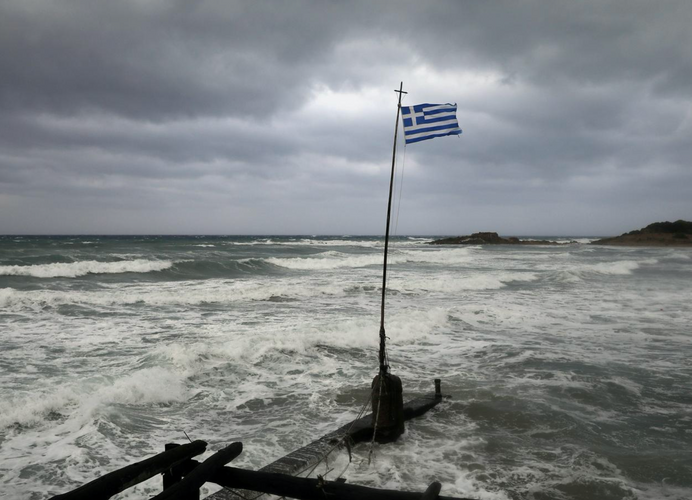 Two dead as rare storm hits central Greece