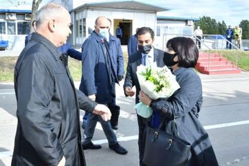 Сахиба Гафарова прибыла с визитом в Россию