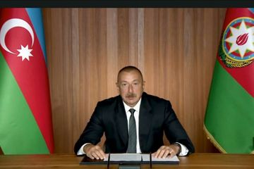 President of Azerbaijan Ilham Aliyev made a speech at the high-level meeting to mark 75th anniversary of United Nations in a video format