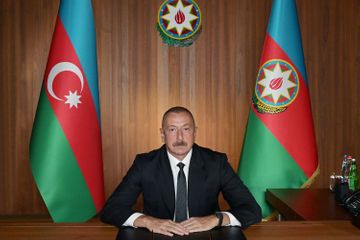 President of Azerbaijan Ilham Aliyev made a speech at the high-level meeting to mark 75th anniversary of United Nations in a video format