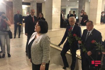 Milli Məclisin sədri Sahibə Qafarova Rusiyada rəsmi səfərdədir - FOTO