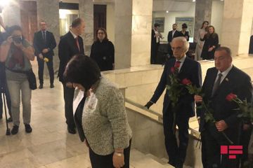 Milli Məclisin sədri Sahibə Qafarova Rusiyada rəsmi səfərdədir - FOTO