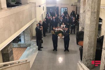 Milli Məclisin sədri Sahibə Qafarova Rusiyada rəsmi səfərdədir - FOTO