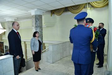 Milli Məclisin sədri Sahibə Qafarova Rusiyada rəsmi səfərdədir - FOTO