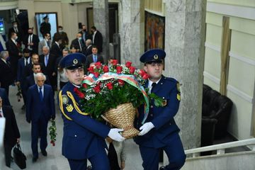 Milli Məclisin sədri Sahibə Qafarova Rusiyada rəsmi səfərdədir - FOTO