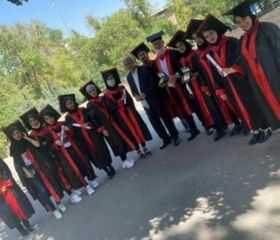 First graduation ceremony of students of Faculty of the Azerbaijani Language and Literature of Tabriz University held