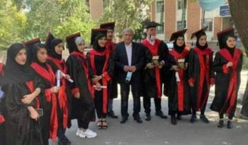 First graduation ceremony of students of Faculty of the Azerbaijani Language and Literature of Tabriz University held