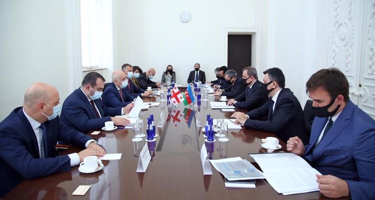 Состоялась встреча глав МИД Азербайджана и Грузии в расширенном составе - ОБНОВЛЕНО