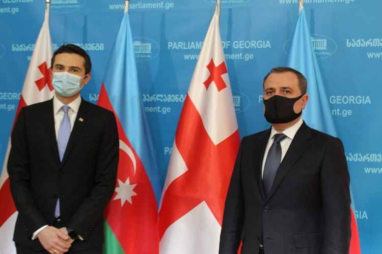 Глава МИД Азербайджана встретился с заместителем председателя парламента Грузии