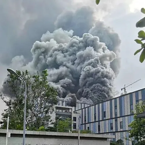 3 dead after huge fire at Huawei