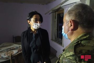 Ombudsman düşmənin ağır artilleriya atəşi nəticəsində dinc sakinlərin həlak olduğu əraziyə baş çəkib - FOTO