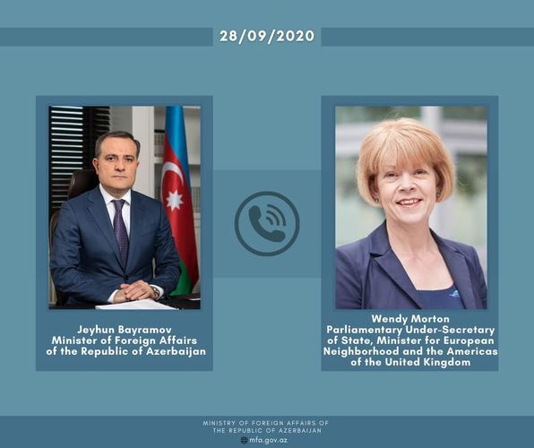 Azerbaijani FM has phone conversation with Wendy Morton, Minister for European Neighborhood and the Americas of the United Kingdom