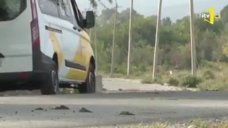 Армянский снаряд разорвался вблизи автомобиля Общественного телевидения