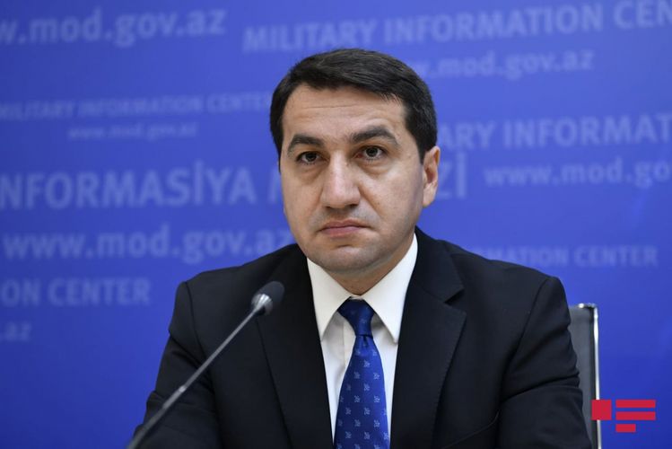 Hikmət Hacıyev: "Ermənistanın Azərbaycana təcavüzü onların öz ərazisindən də həyata keçirilir"