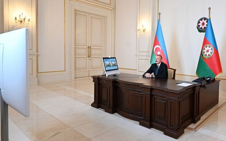 Президент Ильхам Алиев: Мы вынуждены были дать адекватный ответ агрессору и таким образом защитить свой народ, своих людей и свою землю