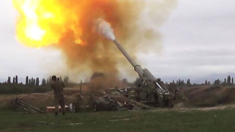 ВС Армении ведут артиллерийский обстрел города Тертер