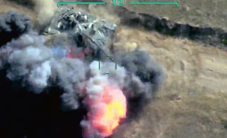 В Тонашене уничтожены два танка противника - ВИДЕО