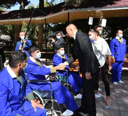 Prezident İlham Əliyev və Mehriban Əliyeva yaralı hərbçilərlə görüşüblər - YENİLƏNİB