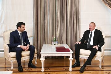 Prezident İlham Əliyev Selçuk Bayraktarı və Haluk Görgünü qəbul edib - YENİLƏNİB