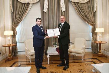 Prezident İlham Əliyev Selçuk Bayraktarı və Haluk Görgünü qəbul edib - YENİLƏNİB