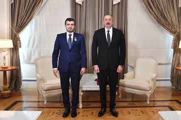Prezident İlham Əliyev Selçuk Bayraktarı və Haluk Görgünü qəbul edib - YENİLƏNİB