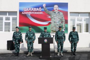 Ermənistanla sərhəddə DSX-nın yeni hərbi hissəsi fəaliyyətə başlayıb