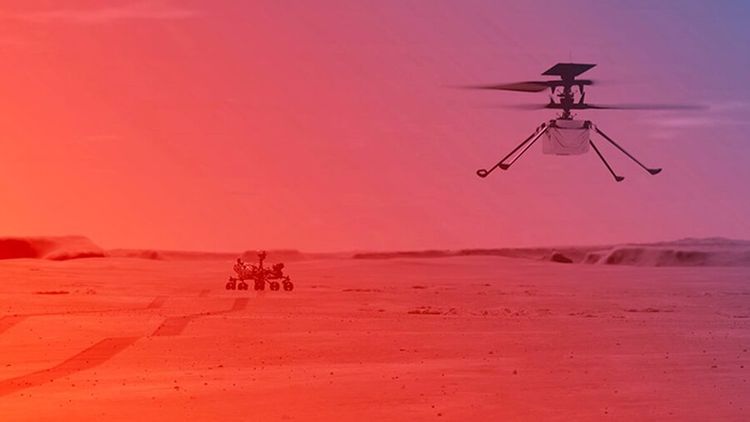 Специалисты NASA проведут первые испытания вертолета на Марсе 