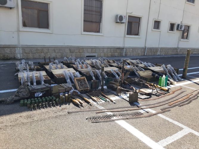 Large number of ammunition found in Fuzuli