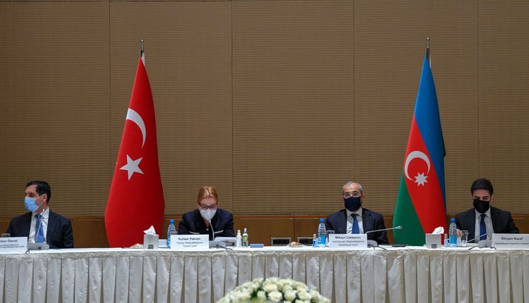 Turkish-Azerbaijani business meeting being held in Baku