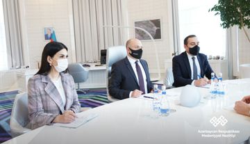 Mədəniyyət naziri Gürcüstan səfiri ilə görüşüb