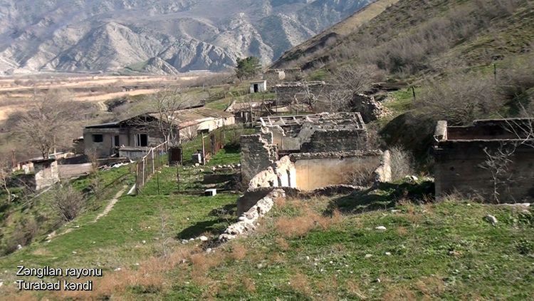 Azerbaijani MoD releases video footage of the Turabad village of the Zangilan region  - VIDEO