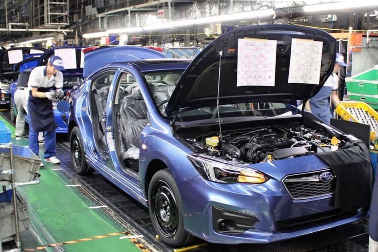 Subaru остановит производство на заводе в Японии