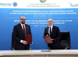 Azərbaycanda günəş elektrik stansiyasının tikintisi üzrə müqavilələr imzalanıb - FOTO