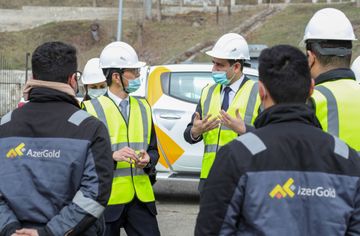 Yaponiya səfiri "AzerGold"un Daşkəsəndəki fəaliyyəti ilə tanış olub - FOTO