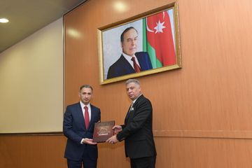 Nazir Rəşad Nəbiyev İraq parlamentinin nümayəndə heyəti ilə görüşüb - FOTO