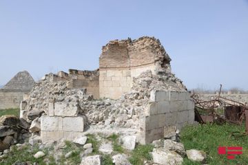 Allahşükür Paşazadə və dini konfessiya rəhbərləri Ağdamda İmarət qəbiristanlığını ziyarət ediblər