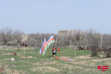 Allahşükür Paşazadə və dini konfessiyaların rəhbərləri Ağdamda Şəhidlər Xiyabanını ziyarət ediblər